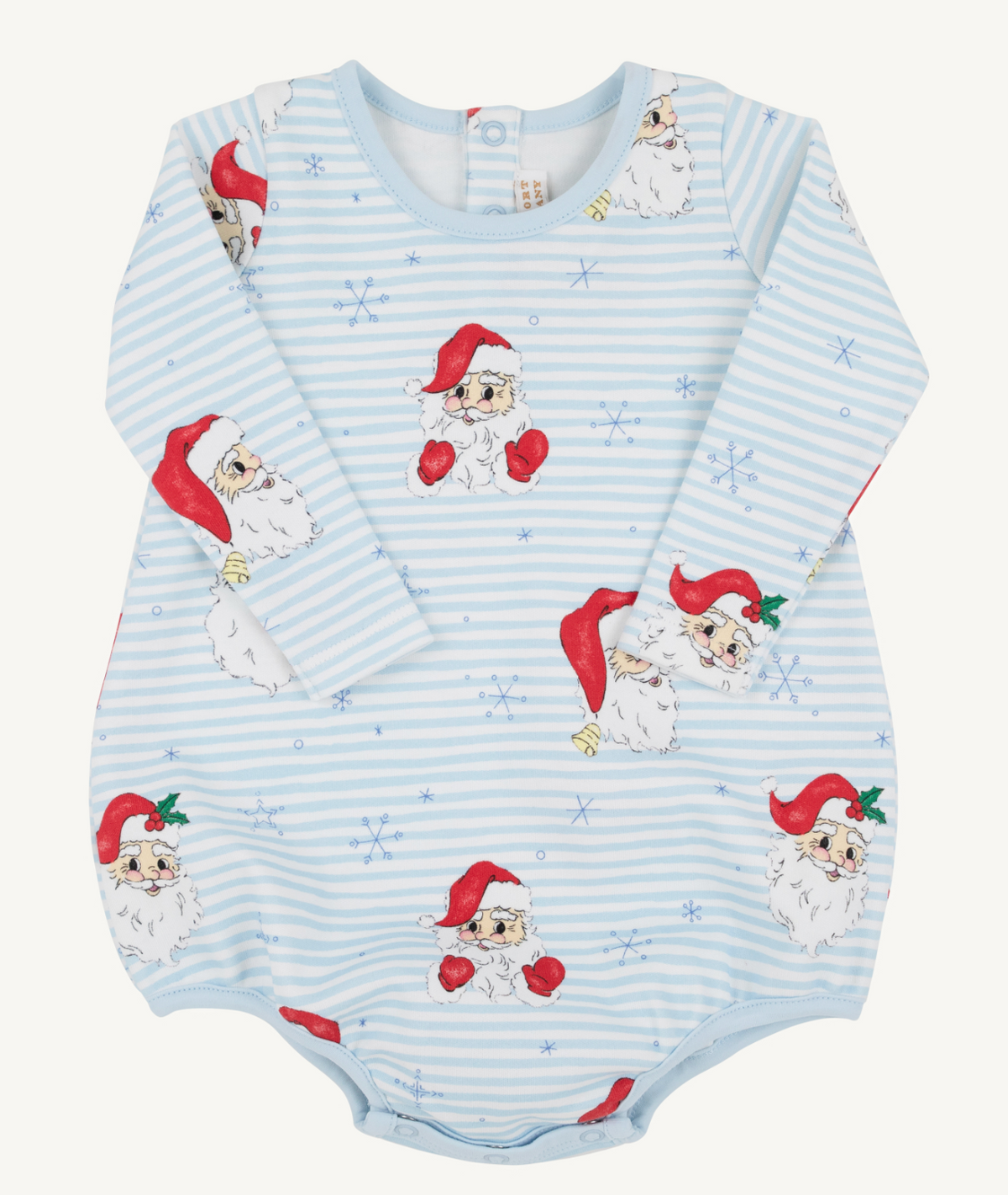 Patton Play Bubble in Dear Santa Buckhead Blue Stripe