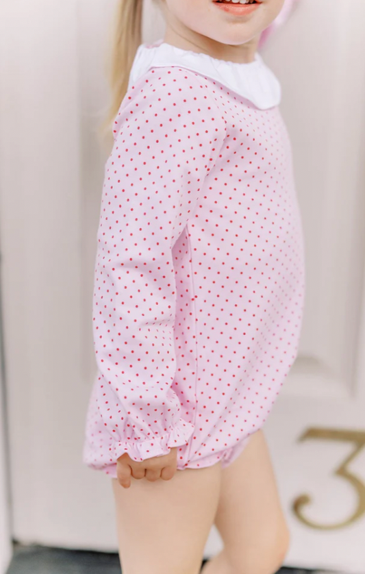 Red Dottie Girl Bubble