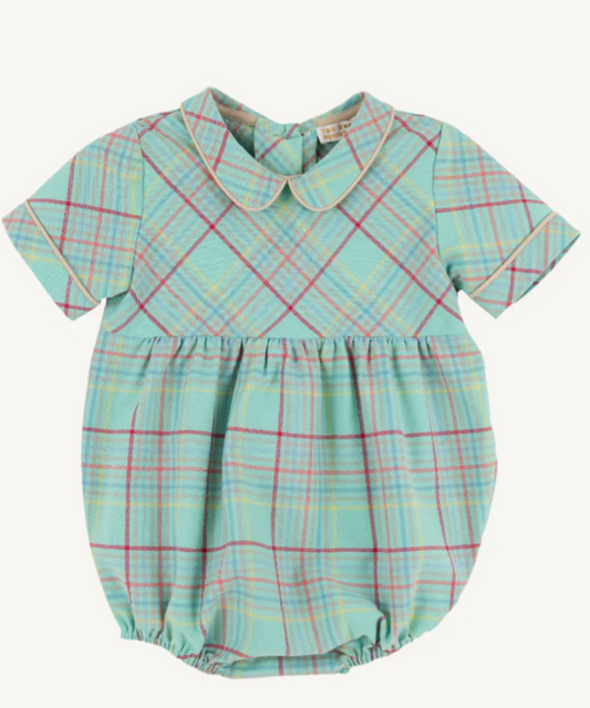 Bradford Bubble- Woodley Park Plaid with Keeneland Khaki