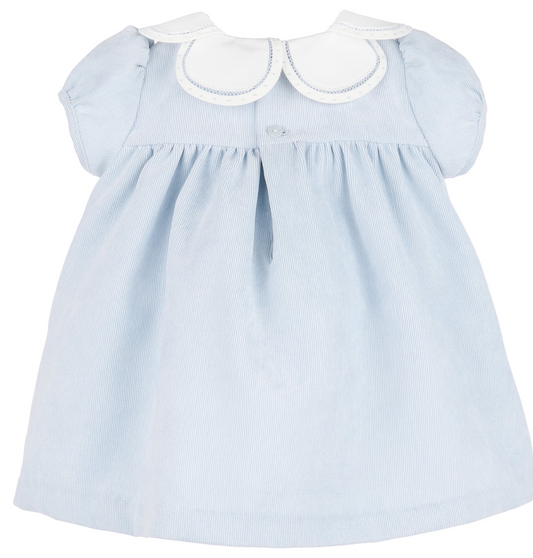 Vintage Cord Dress in Blue