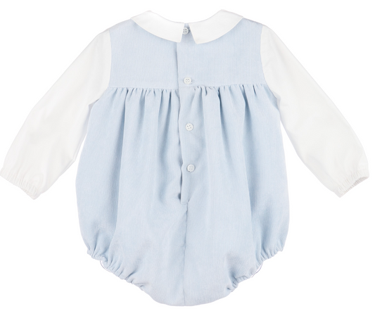 Vintage Cord Boy Bubble, Blue