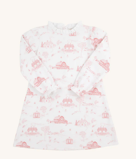 Lizzie's Luxe Leisure Dress in York Town Toile