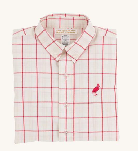 Deans Dress Shirt in Oak Park Plaid