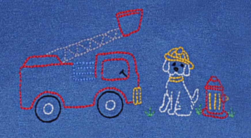 Houston Shirt - Dog with Firetruck