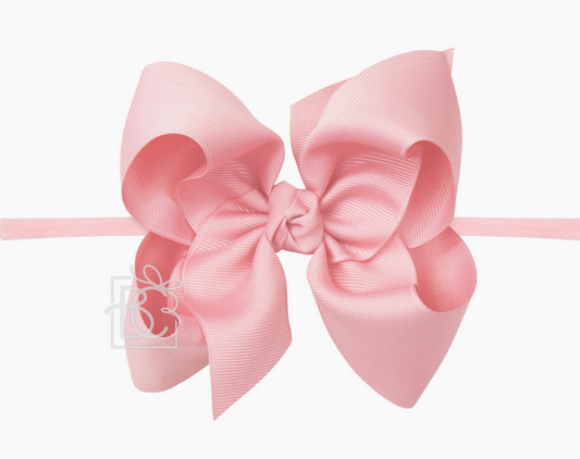 Medium Plain Headband Bow - 3.5"