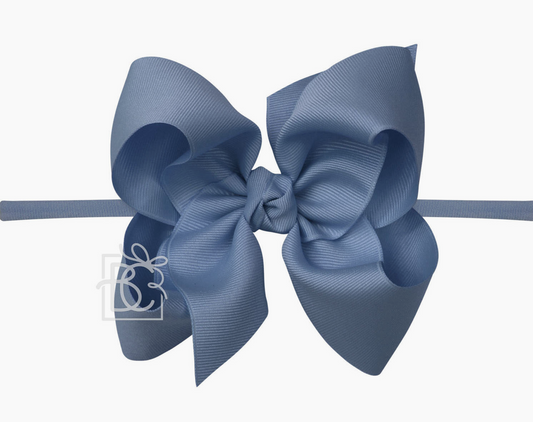 Large Plain Headband Bow - 4.5"