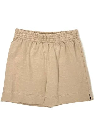 khaki Jersey Solid Boy Short