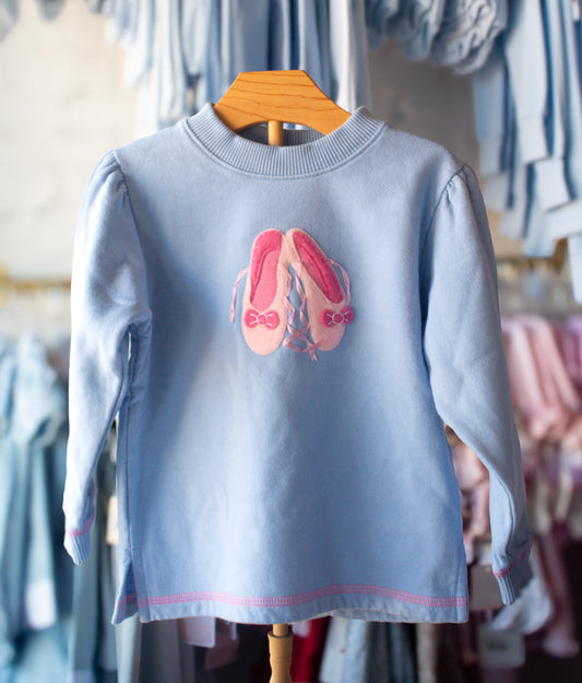 Sweatshirt With Ballet Slippers