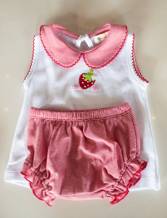 Strawberry Bloomer Set