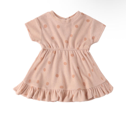 Terry Dress Polka Dots
