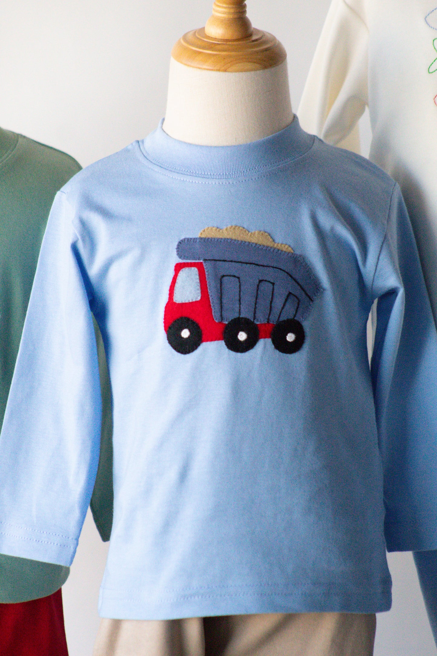 Dump Truck With Dirt Long Sleeve