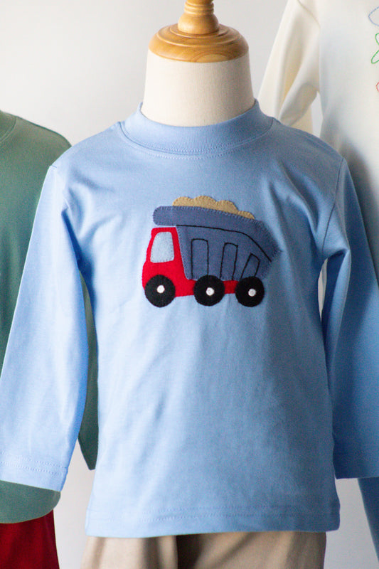 Dump Truck With Dirt Long Sleeve