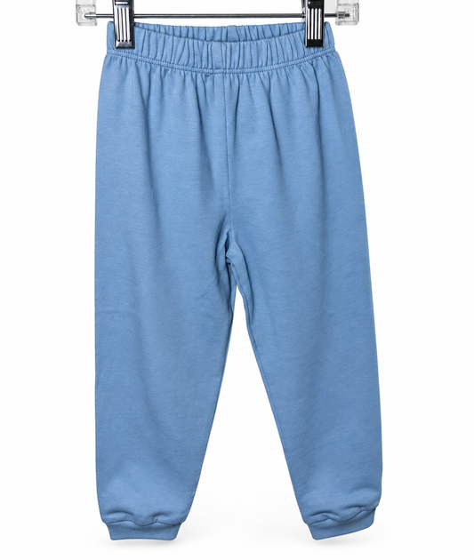 Blue Solid Jogger Pants