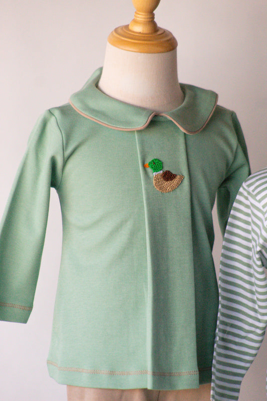 Crochet Mallard Shirt