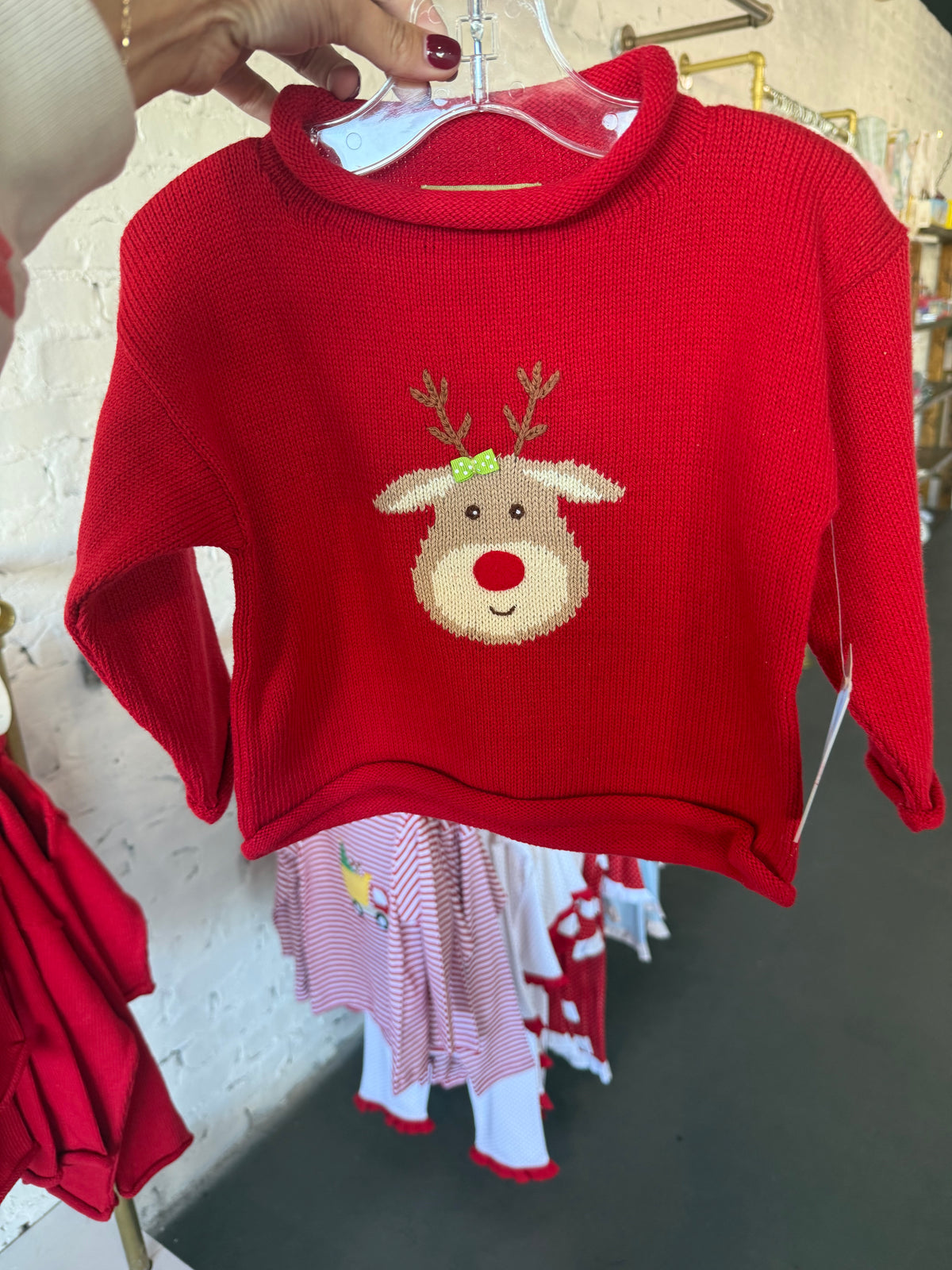 Rudolph Head Rollneck Girl