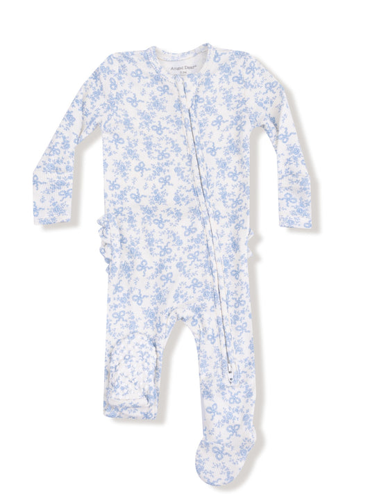 2 Way Zipper Footie in Romi Floral