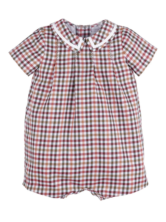 Cider Check Romper