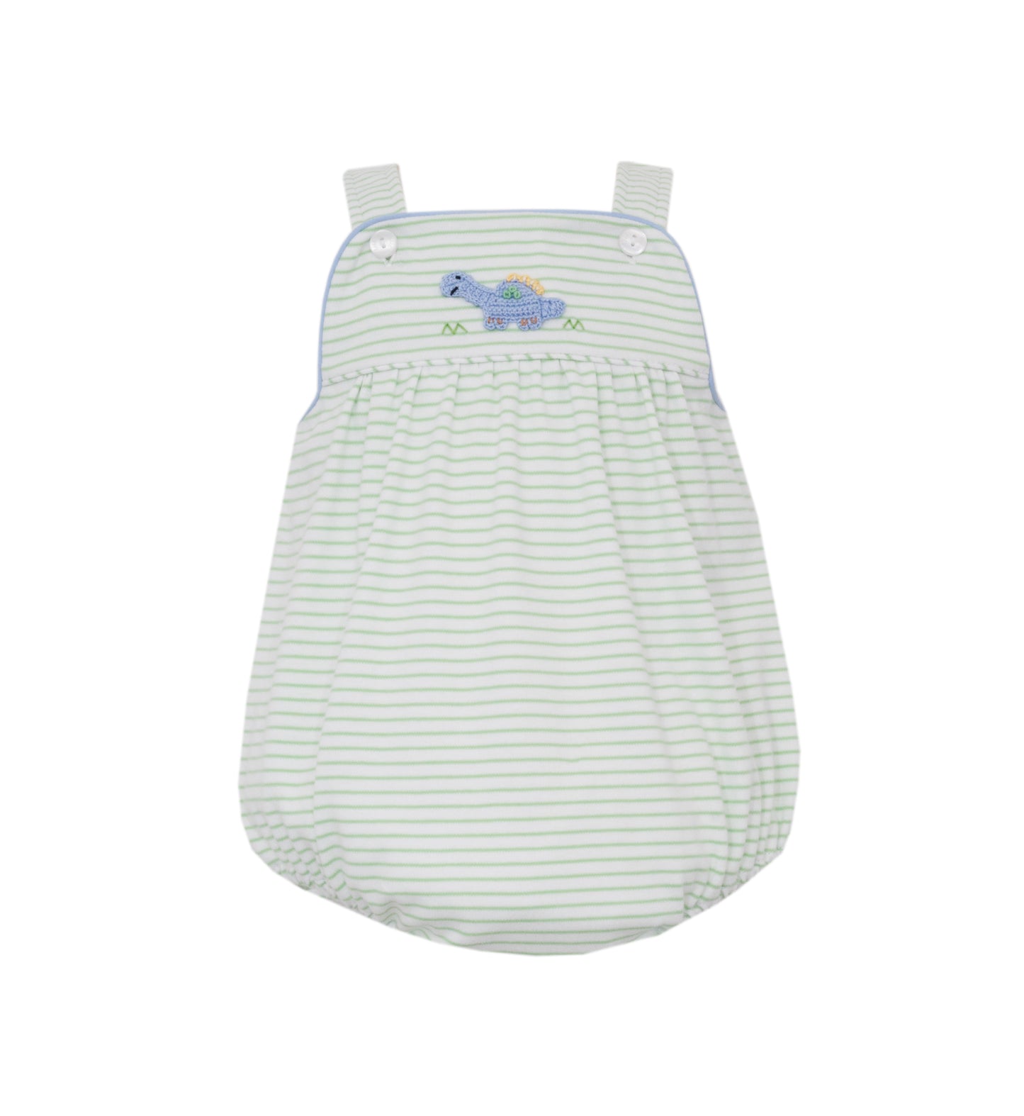 Dinos- Green Knit Stripe Bubble