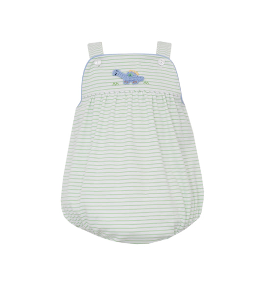 Dinos- Green Knit Stripe Bubble