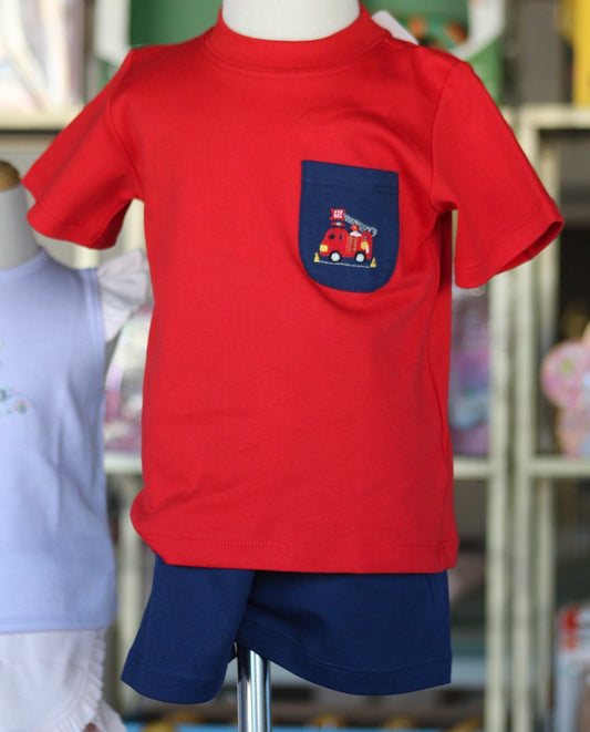 Mini Dogs to the Rescue Short Set
