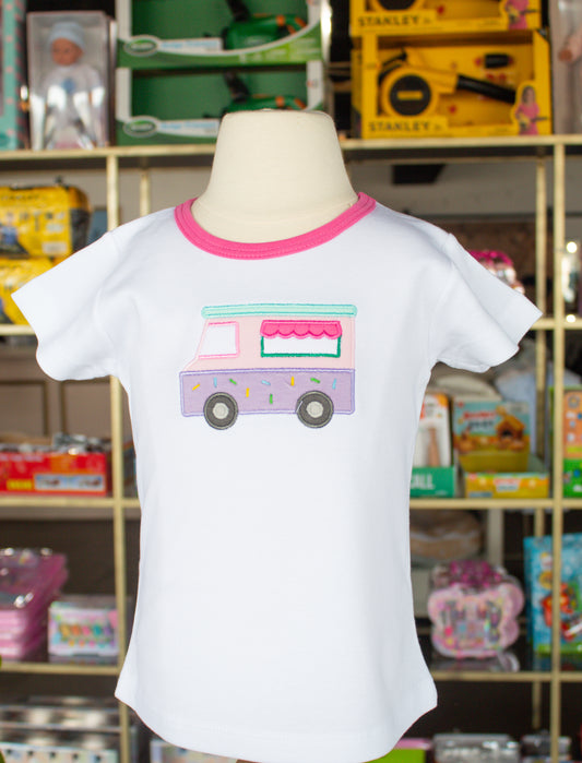 Hot Pink Ice Cream Truck Shirt
