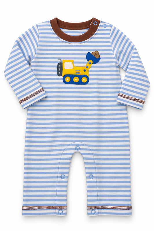 Retro Backhoe Romper
