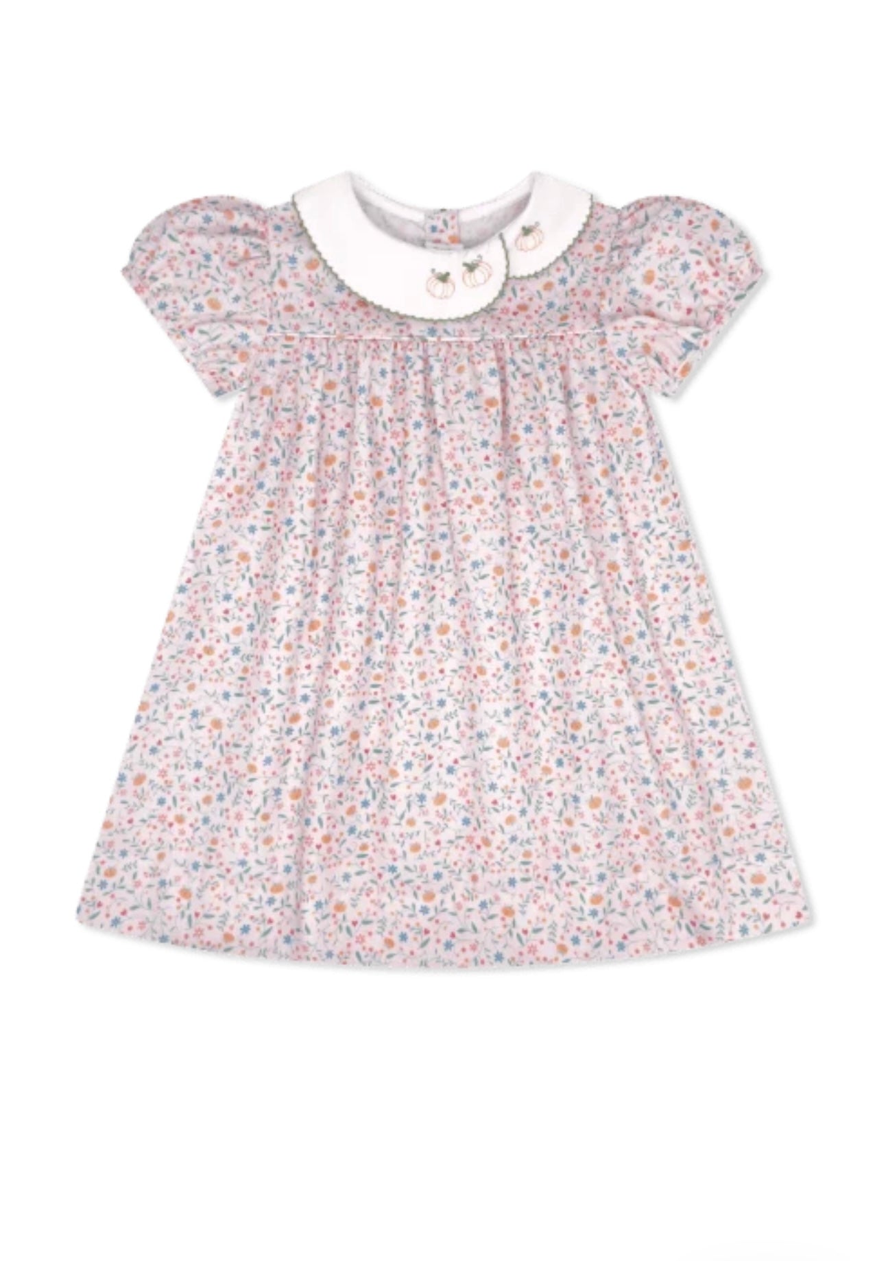 Eloise Dress in Pumpkin Grove Floral