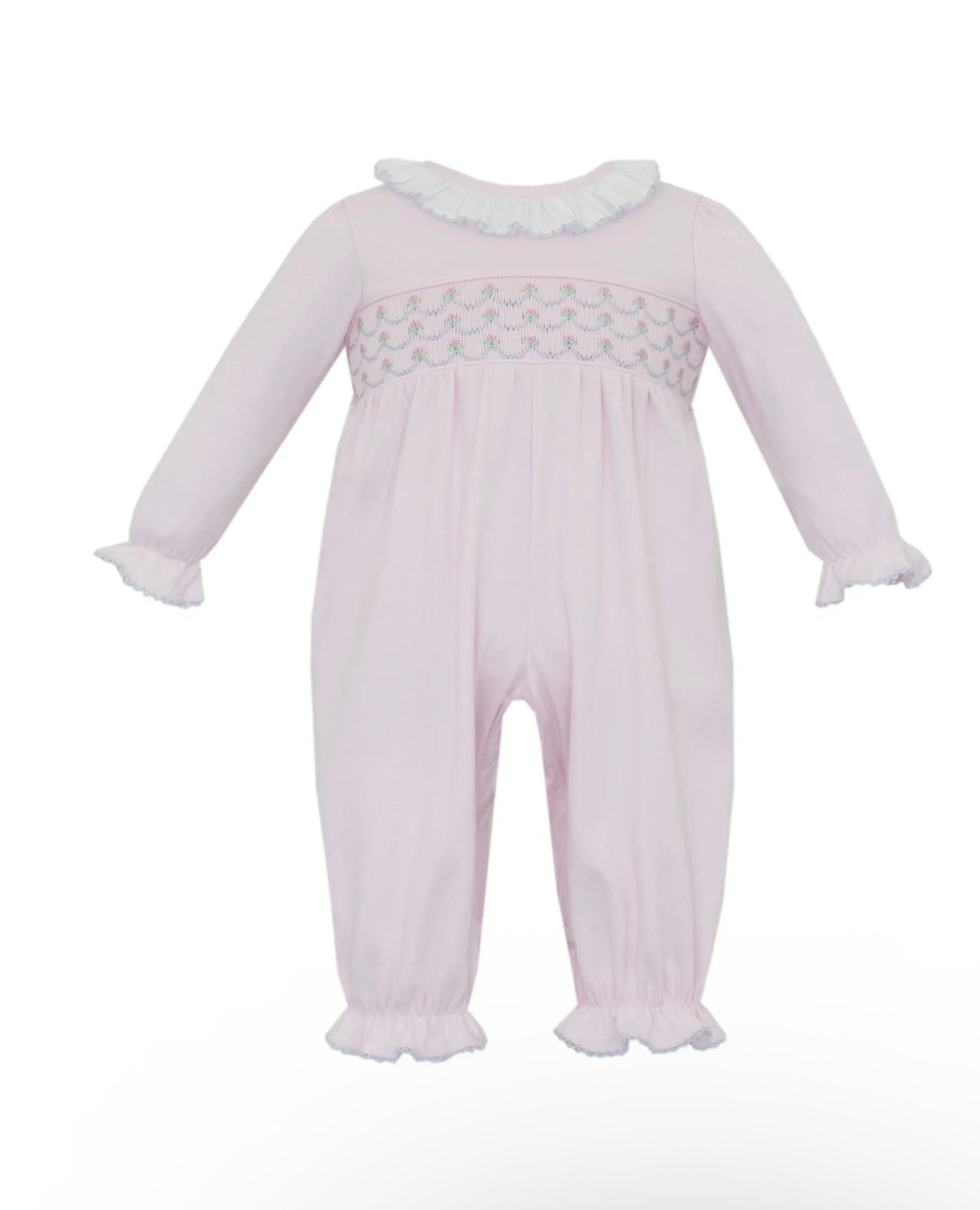 Ellie Solid Pink Knit Romper