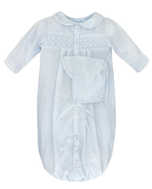 Bag Gown with Bonnet