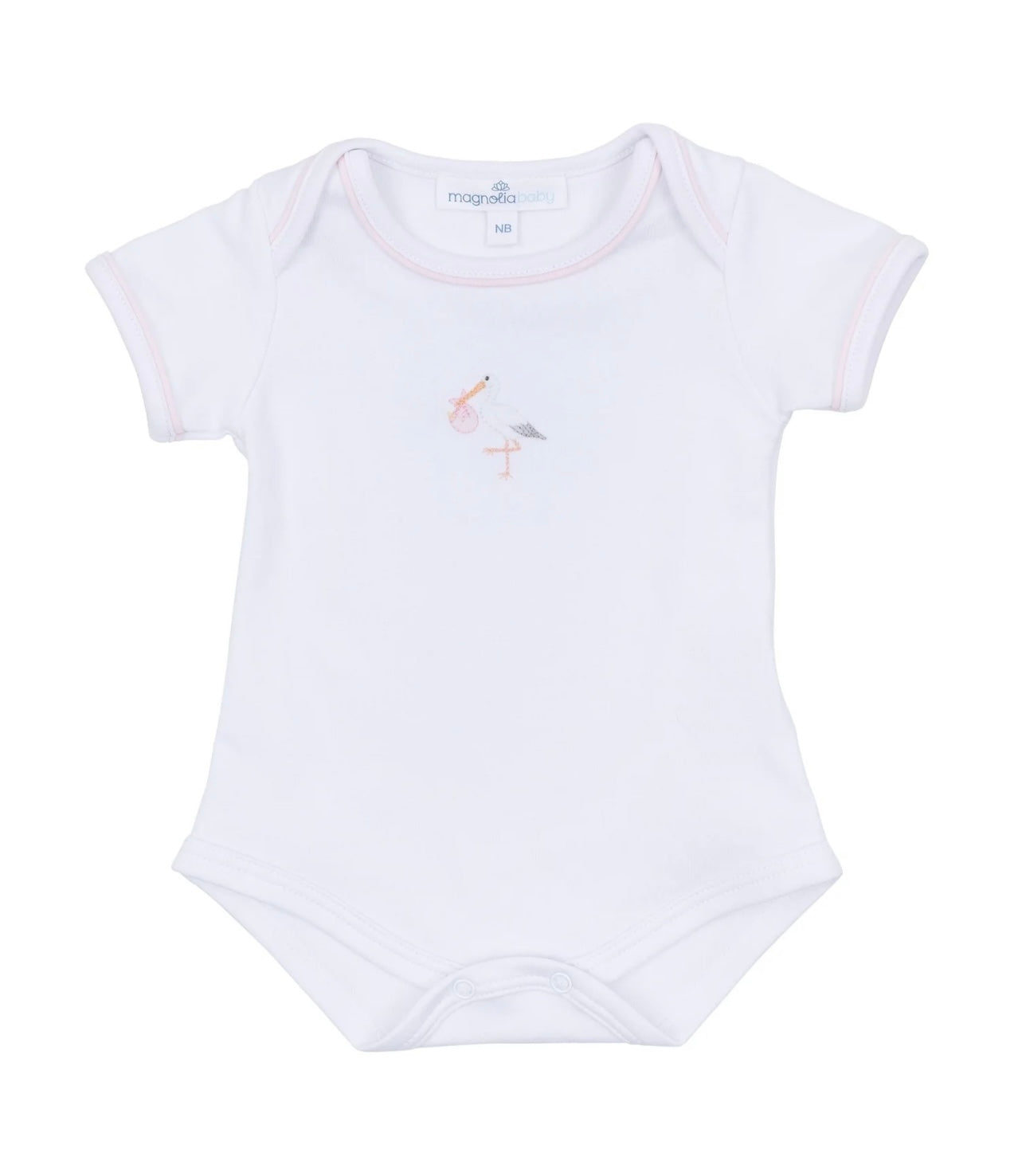 Light Pink Vintage Stork Bodysuit