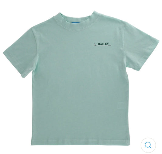 Logo Tee in Clubs on Seaglass