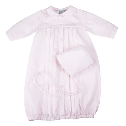 Infant Gown & Hat - Pink