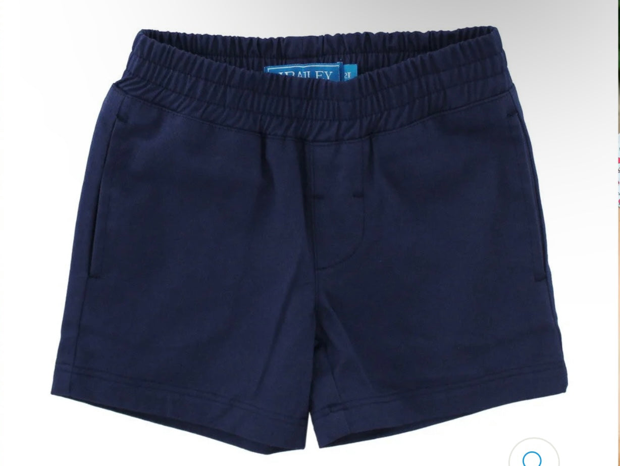 Navy Twill Pull On Short