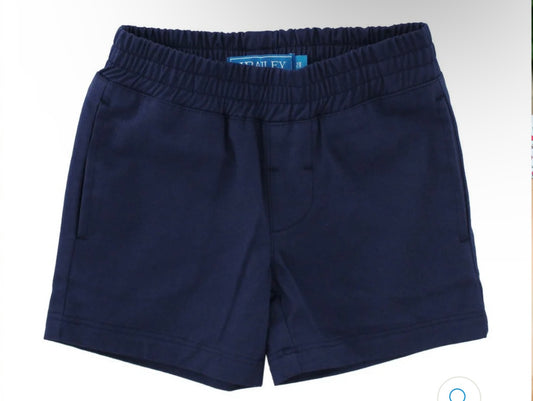 Navy Twill Pull On Short