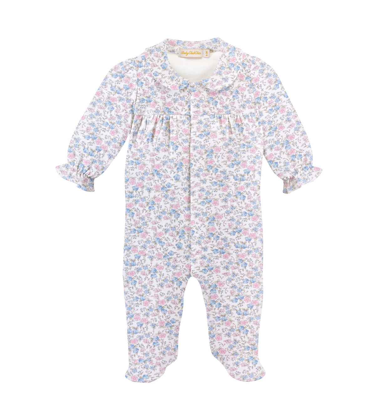 Tiny Soft Floral Printed Footie