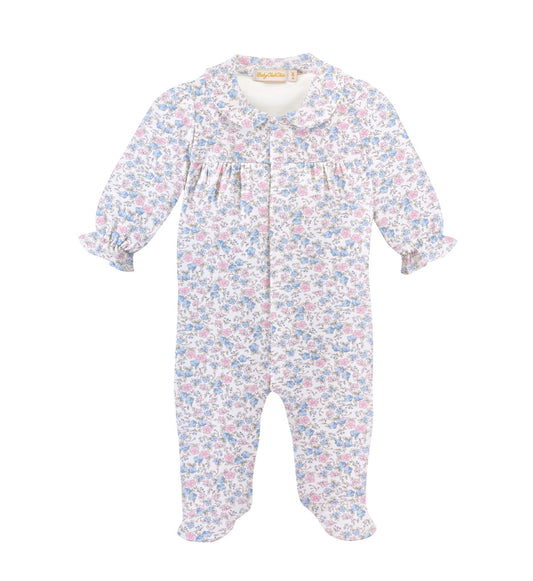 Tiny Soft Floral Printed Footie