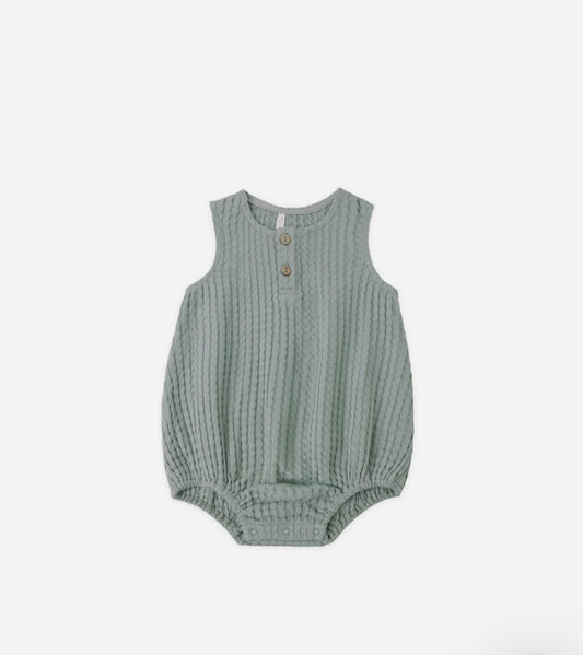 Beau Romper in Sea Green
