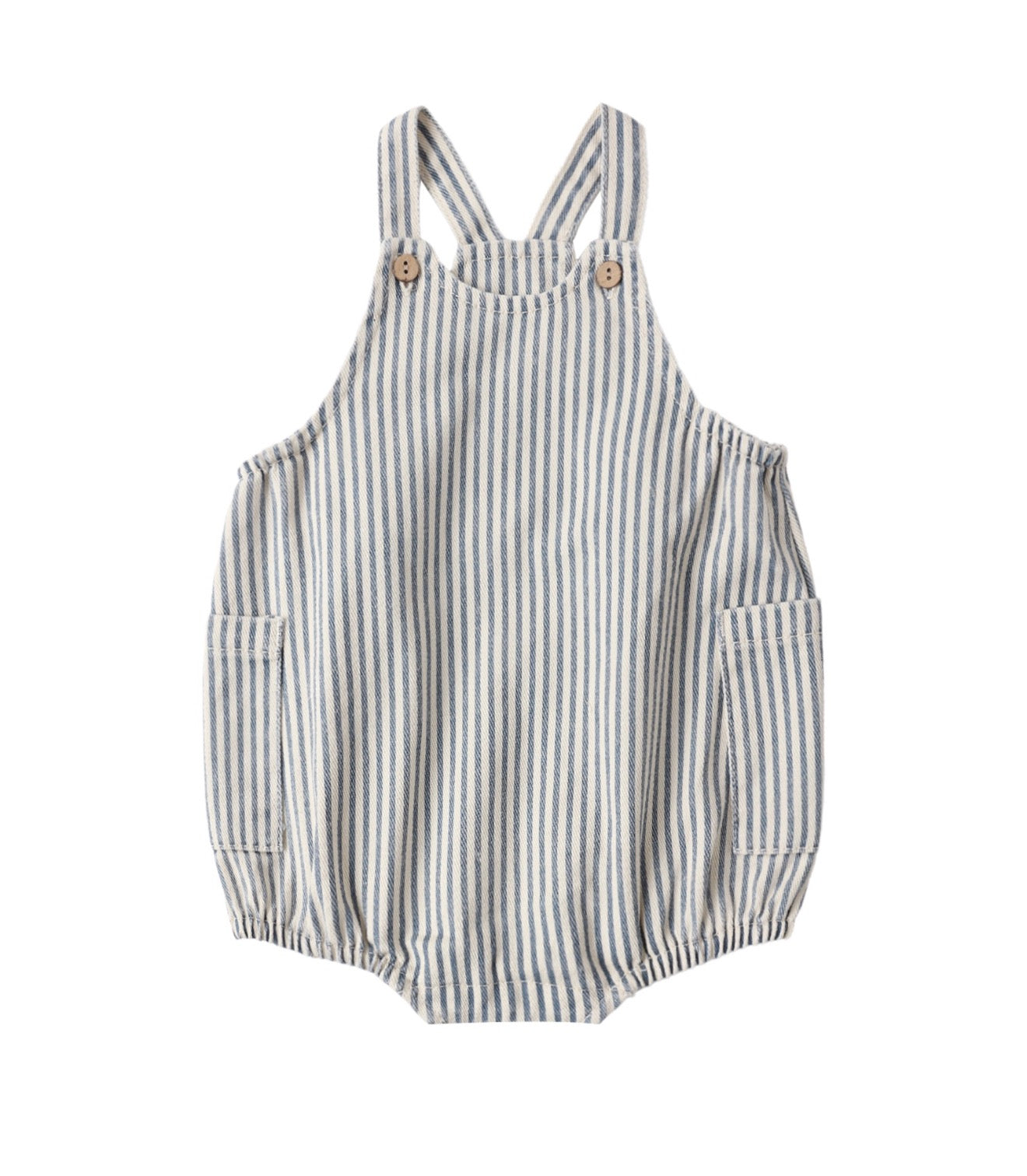 Lou Romper Railroad Stripe