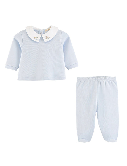 Rocking Horse Pina Jacquard Top and Pants Set