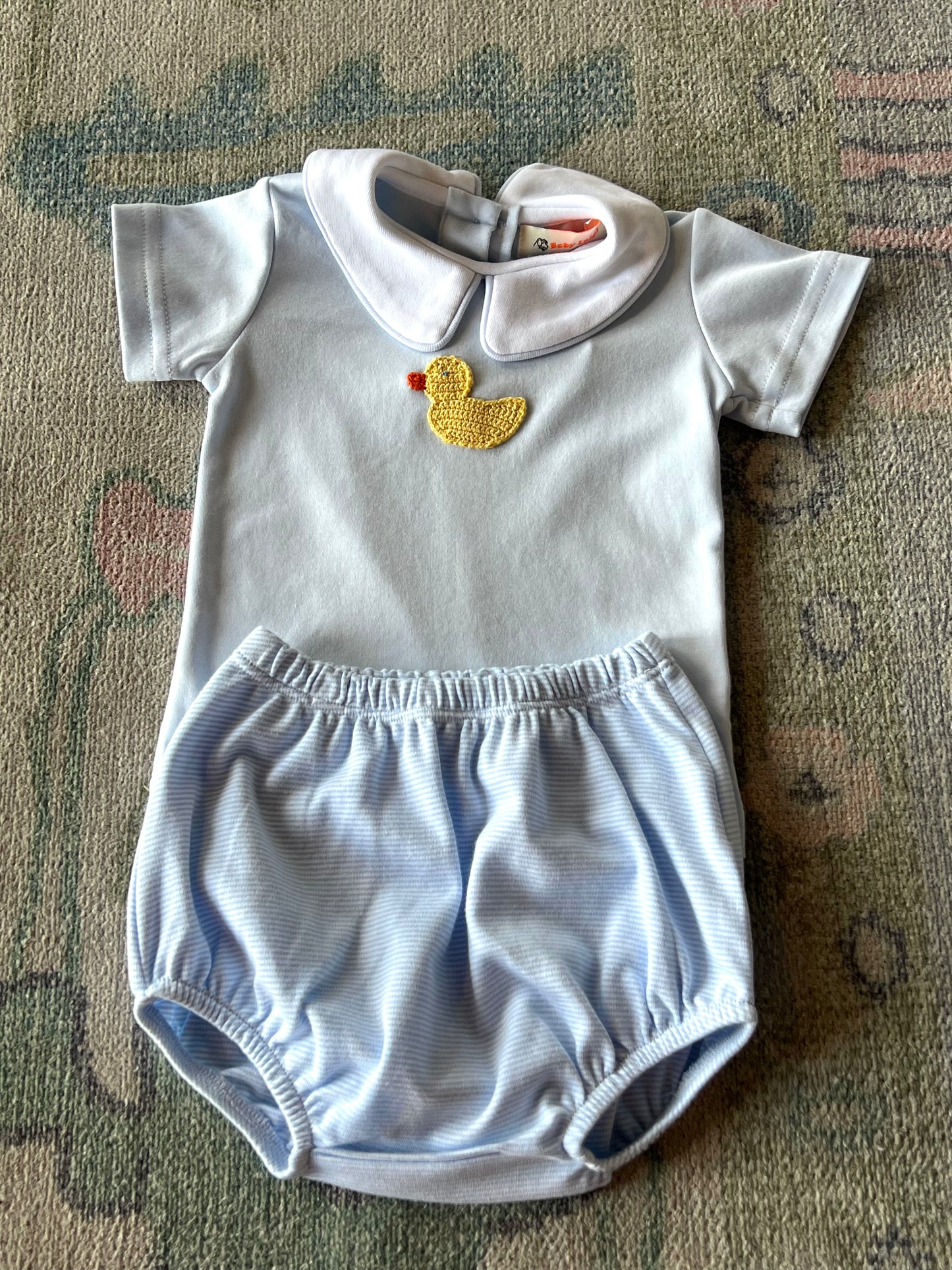 Crochet Duckling Diaper Set