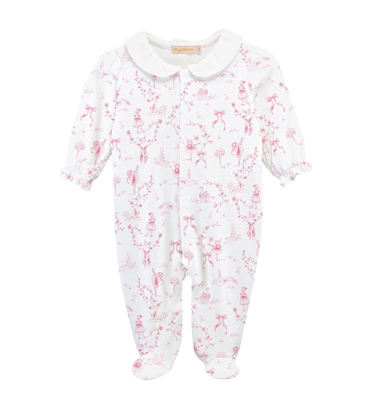 Grace In Toile Printed Footie