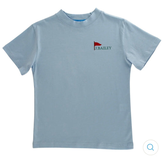 Logo Tee in Augusta Dog on Bayberry