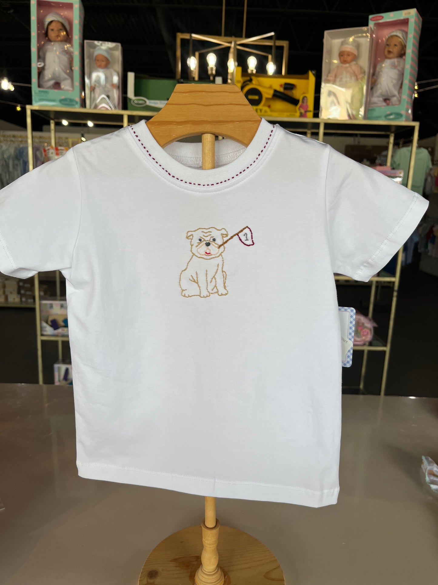 Stitched Bulldog T-Shirt