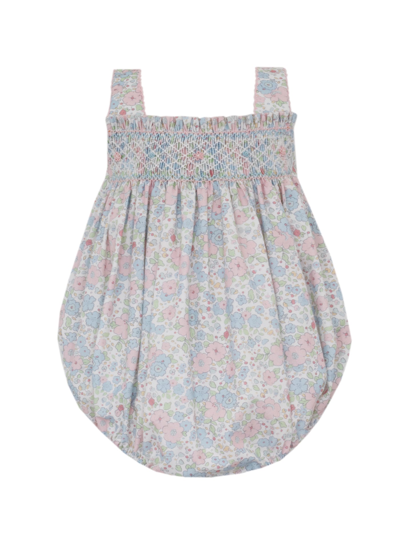 Caroline- Pink and Blue Liberty Floral Strap Sun Bubble
