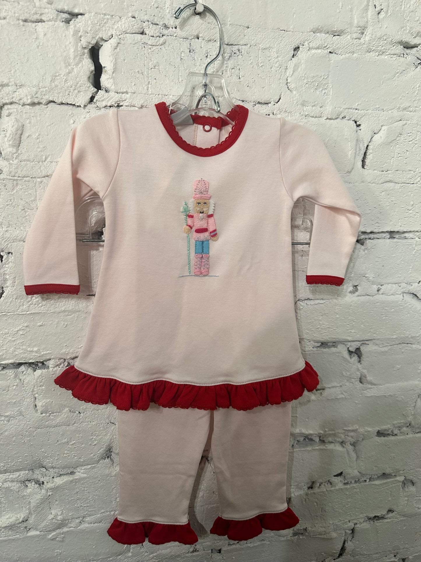 Pastel Nutcracker Ruffle Pant Set