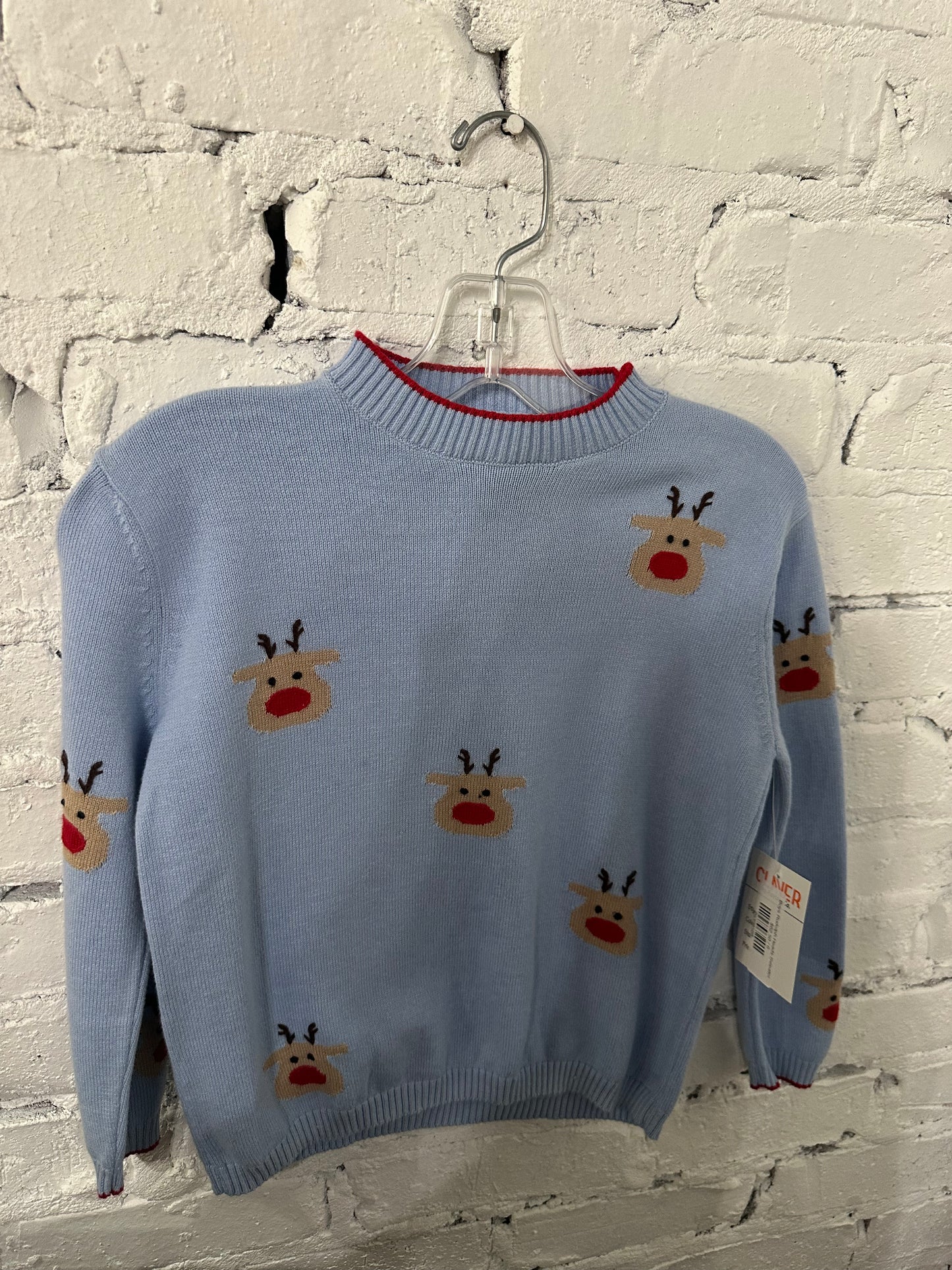 Boys Rudolph Heads Sweater