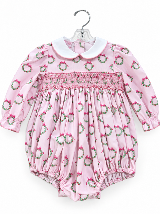 Pink Wreath Girls Bubble