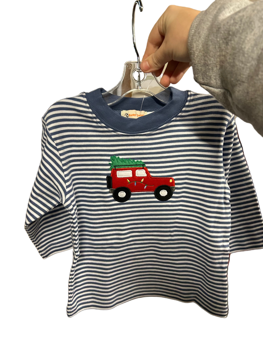 Jeep With Christmas Tree Long Sleeve