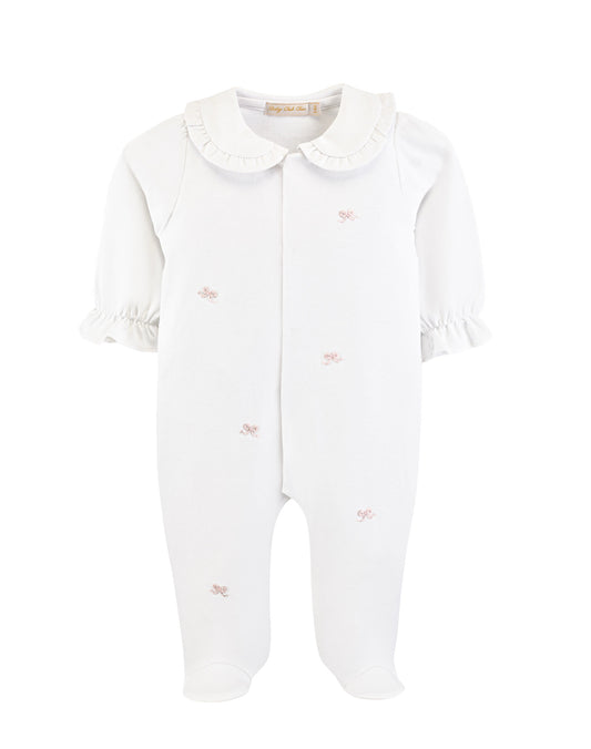 Little Bows Collared Footie