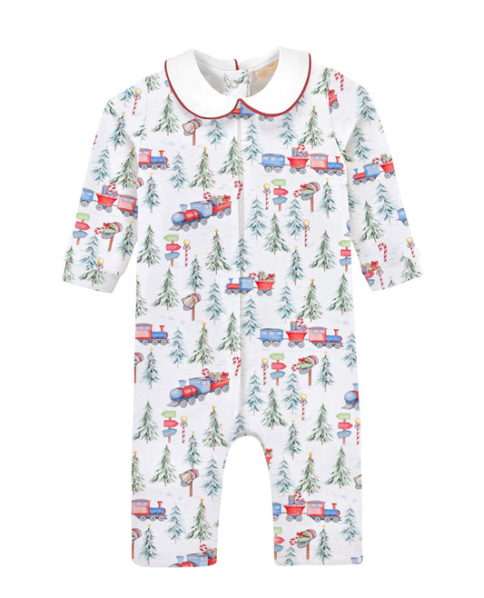 Polar Express Printed Playsuit